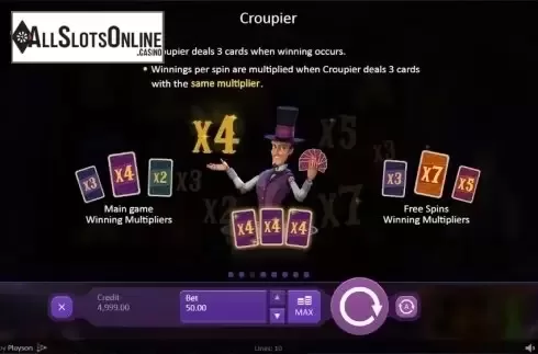 Paytable 3. Marioni Show from Playson