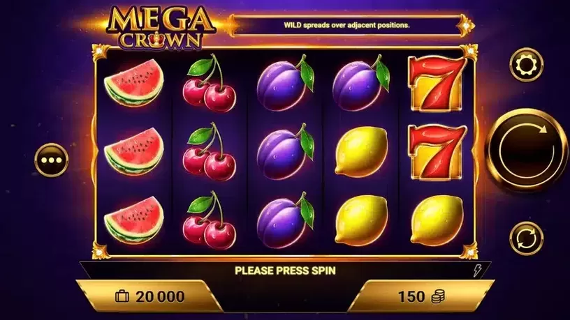 Mega Crown slot screenshot 1