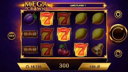 Mega Crown slot screenshot 2
