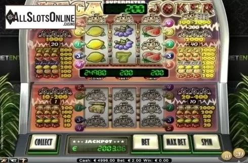 Win Screen . Mega Joker (NetEnt) from NetEnt