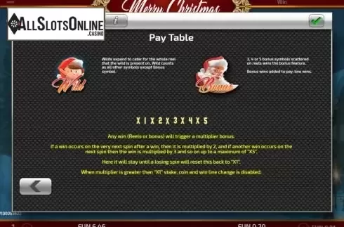 Features screen