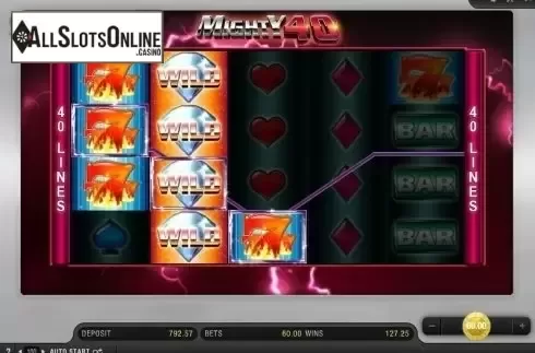 Screen 6. Mighty 40 from Bally Wulff