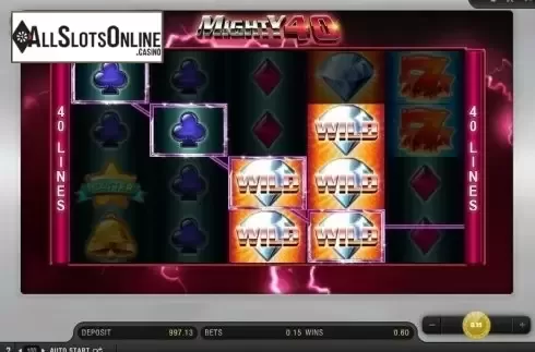 Screen 4. Mighty 40 from Bally Wulff