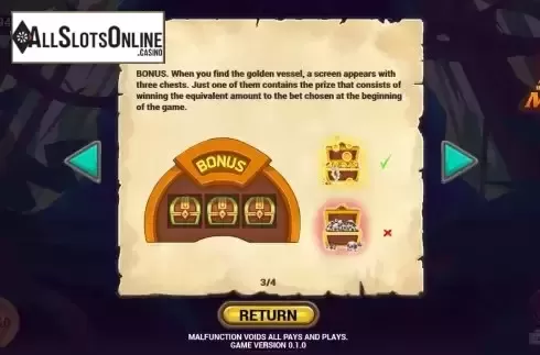 Bonus game screen
