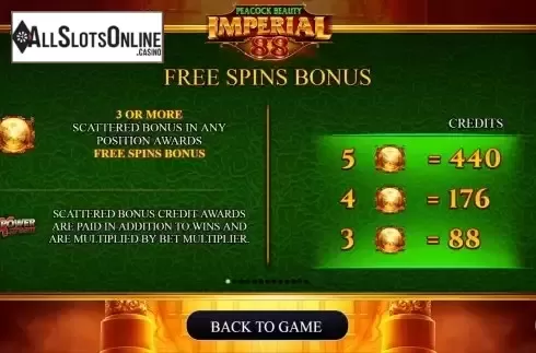FS bonus screen