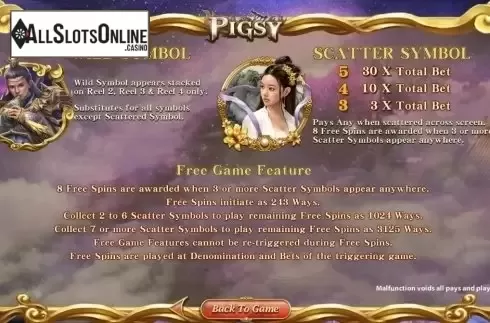 Features. Pigsy from SimplePlay