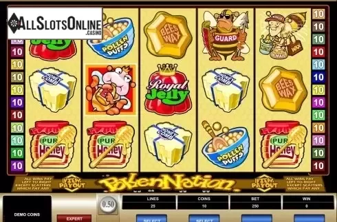 Screen3. Pollen Nation from Microgaming