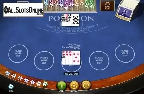 Game workflow 2. Pontoon (Playtech) from Playtech