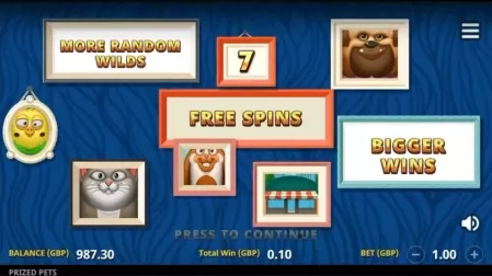 Prized Pets Gigablox slot screenshot 6