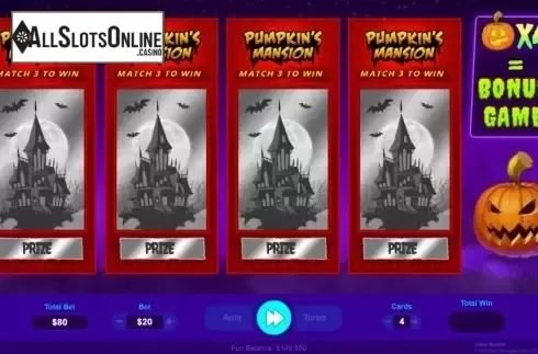 Scratch card game screen