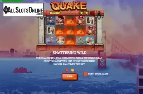 Intro Game screen 2. Quake from Vibra Gaming