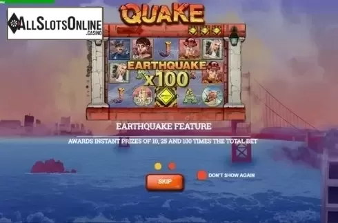 Intro Game screen 1. Quake from Vibra Gaming