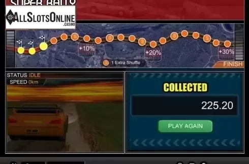 Win Screen. Rally Hi-Lo from 1X2gaming