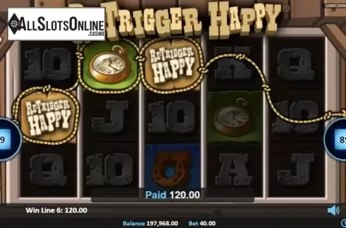 Win Screen 4. Re-Trigger Happy from Realistic