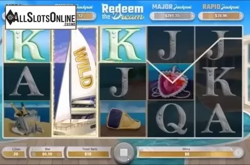 Win Screen 2. Redeem the Dream from NeoGames