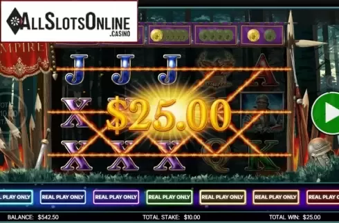 Win Screen 3. Reel Empire from CORE Gaming