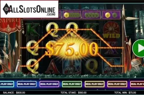 Win Screen. Reel Empire from CORE Gaming