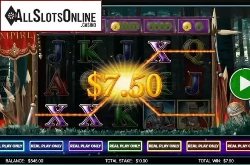 Win Screen 2. Reel Empire from CORE Gaming