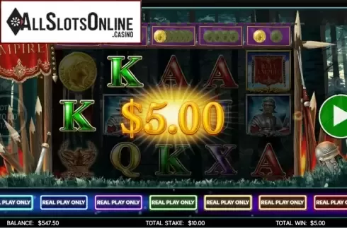 Win Screen 4. Reel Empire from CORE Gaming