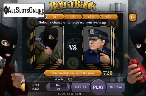 Game workflow 5. Rob A Bank from X Play