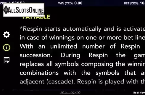 Respin screen