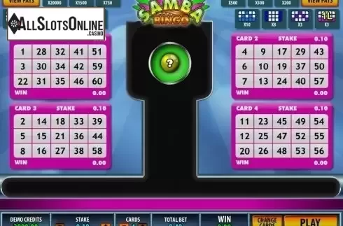 Game Screen 1. Samba Bingo from Microgaming