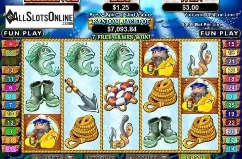 Game screen. Sea Captain from esball