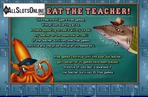 Multiplier. Shark School from RTG
