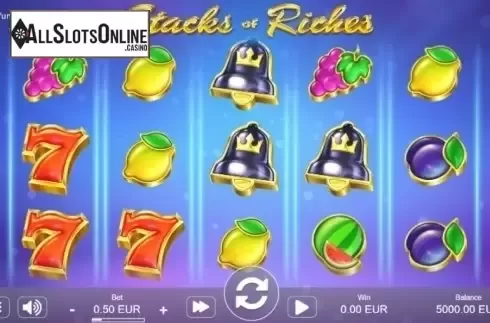 Game Workflow screen. Stacks of Riches from Sthlm Gaming