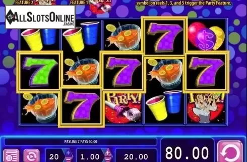 5 of a kind win. Super Jackpot Party from WMS
