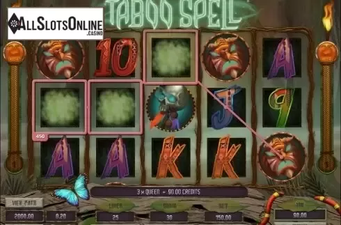 Screen7. Taboo Spell from Microgaming