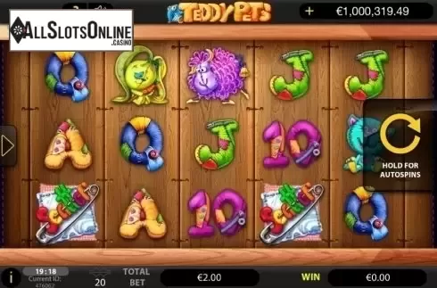 Game Workflow screen. Teddy Pets from Bwin.Party