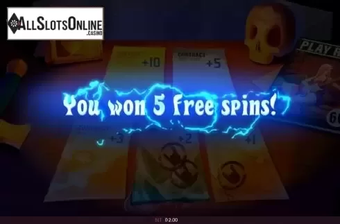 Win FS screen. Thunder Rock from Triple Cherry