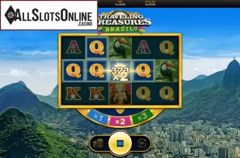 Win Screen. Travelling Treasures Brazil from OneTouch