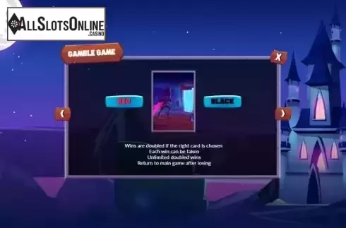 Gamble Game Rules screen