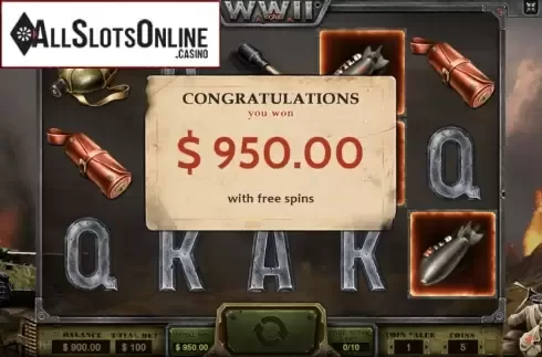 Win Screen 2. WWII from Charismatic