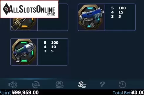 Paytable 4. Warhammer 40K from Virtual Tech