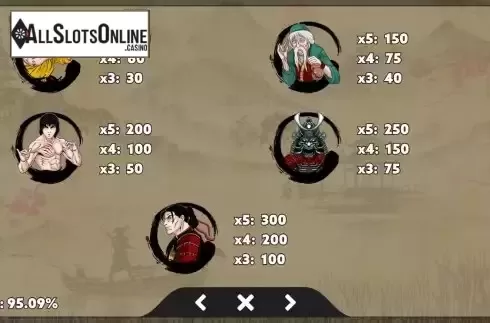 Paytable screen 2