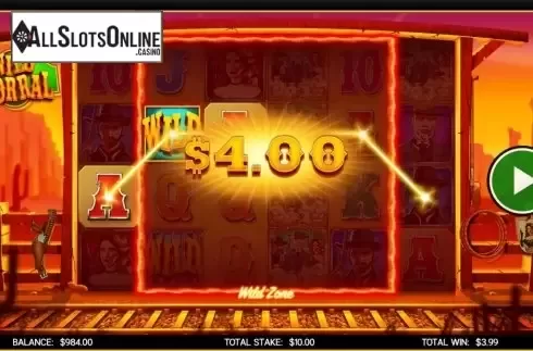 Win Screen 2. Wild Corral from CORE Gaming