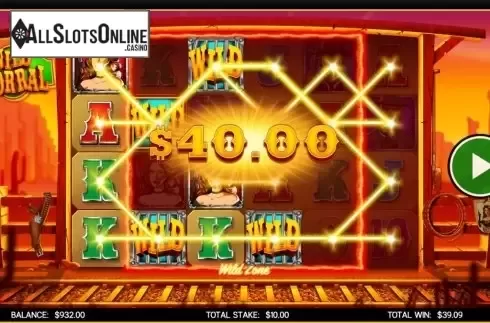 Win Screen 3. Wild Corral from CORE Gaming