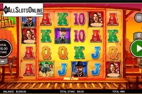 Reel Screen. Wild Corral from CORE Gaming