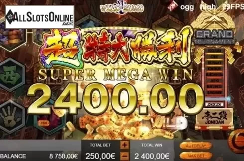 Big Win. Wild Sumo from Gamatron