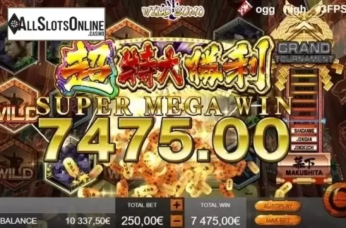 Big Win 2. Wild Sumo from Gamatron