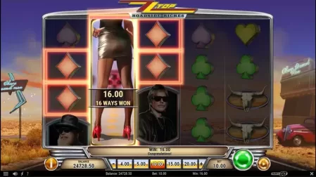 ZZ Top Roadside Riches slot screenshot 2