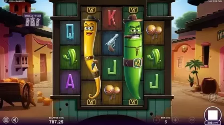Chilli Bandits slot screenshot 2