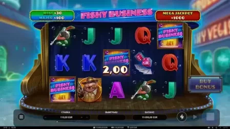 Fishy Business slot screenshot 2
