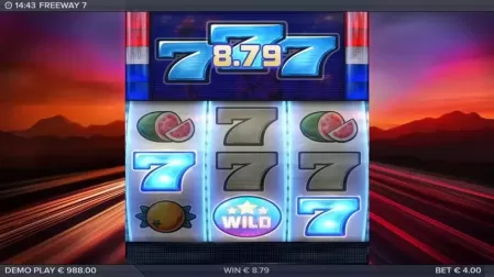 Freeway 7 slot screenshot 2