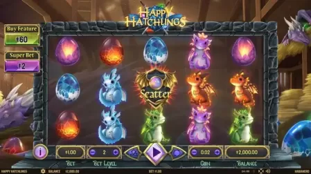 Happy Hatchlings slot screenshot 1