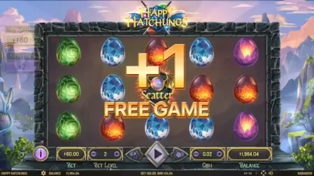 Happy Hatchlings slot screenshot 4