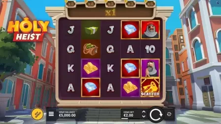 Holy Heist slot screenshot 1